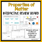 Interactive Board for Properties of Matter (density, volum