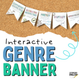 Interactive Book Genre Banner for Middle School