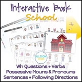 School Speech Therapy Interactive Book