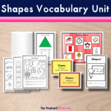 Adaptive Book Special Education SHAPES Flash Cards, Shape 