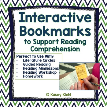 Preview of Interactive Bookmarks to Support Reading Comprehension {CCSS Aligned}