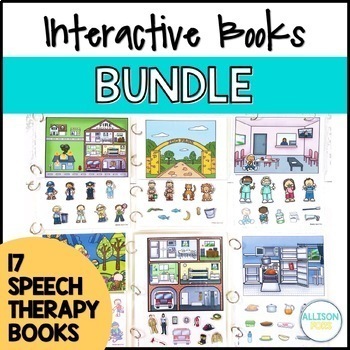 Preview of Interactive Books Speech Therapy Mega Bundle