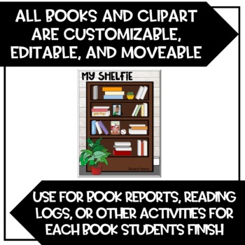 Interactive Bookshelf Virtual Shelfie Google Slides Distance Learning In School