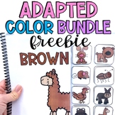 Adapted Color Bundle {FREEBIE} - Practice Colors and Build