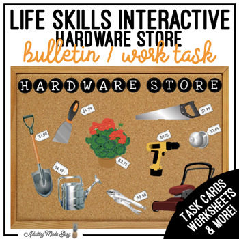Preview of Hardware Store Interactive Bulletin Board Work Task