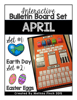 Preview of Interactive Bulletin Board Set- April