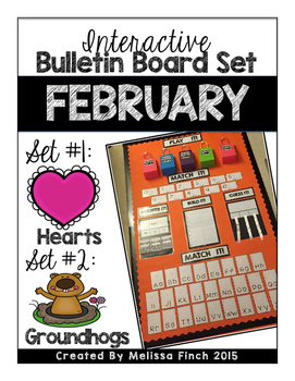 Preview of Interactive Bulletin Board Set- February