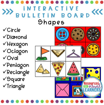 Preview of Interactive Bulletin Board for Shapes