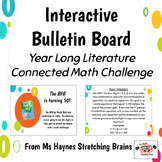 Interactive Bulletin Board: Year Long Math Challenge 