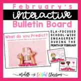 Interactive Bulletin Boards - February Literacy Posters