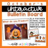 Interactive Bulletin Boards - October Literacy Posters