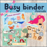 Interactive Busy Binder Printables for 2-5 Year Olds - Far