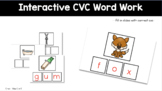 Interactive CVC Word Work Google Slides - Remote Distance 