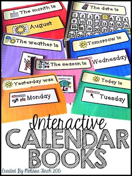 Preview of Interactive Calendar Books for Autism