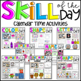 Skill of the Day Calendar Companion Bundle (Letters, Numbe