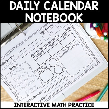 Interactive Calendar Notebook {making the most out of calendar time}