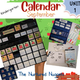 Interactive Calendar: September (2D shapes)