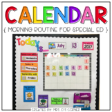 Interactive Calendar and Calendar Mat (for the Special Needs Classroom)