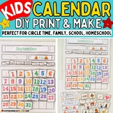 Interactive Kids Calendar Worksheets Teaching Resources Tpt