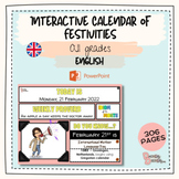 Interactive Calendar for SMART BOARD - Events and annivers