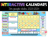 Interactive Calendars for Google Slides