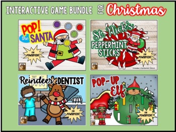 Preview of Interactive Christmas Game Bundle for PowerPoint
