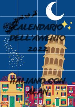Preview of Interactive Christmas Italian Culture-themed Advent Calendar! Qr Codes Included!