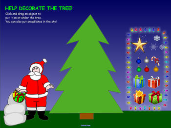 Preview of Interactive Christmas Tree for SMART Board