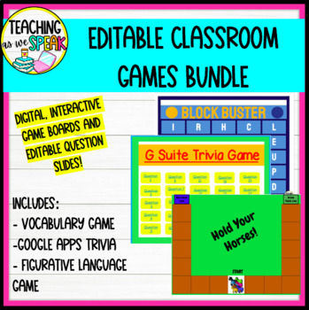 Preview of Interactive Classroom Game Growing Bundle