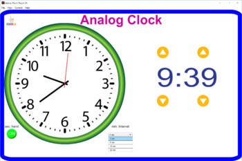 Preview of Interactive Clock Flash Card(s)