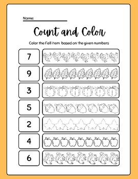 Interactive Coloring Worksheets: Fall & Animal-Themed Learning Fun