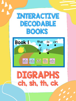 Preview of Interactive Decodable Books : Digraphs