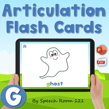 Preview of Interactive Digital Articulation Cards | G Sound | No Print | Speech Therapy