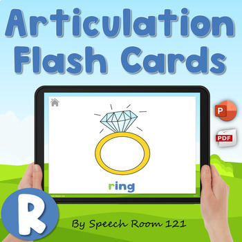Preview of Interactive Digital Articulation Cards | R Sound | No Print | Speech Therapy