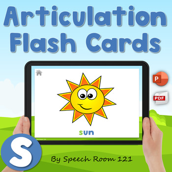 Preview of Interactive Digital Articulation Cards | S Sound | No Print | Speech Therapy