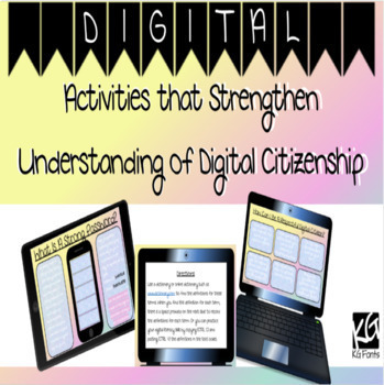 Preview of Interactive Digital Citizenship Activities that Strengthen Student Understanding