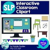 Interactive Digital Classroom Clipart for SLPs