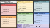 Interactive Digital  Daily/Weekly Planner for Students