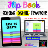 Digital Flip Book Template Editable for Any Subject