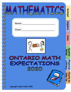 Preview of Interactive Digital Math Notebook Aligned with New ON Curriculum!