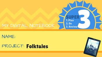 Preview of Interactive Digital Notebook - Folktales