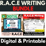 Interactive Digital & PRINTABLE R.A.C.E Writing Lesson Pla