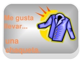 Interactive Digital Spanish Flashcards: Clothing