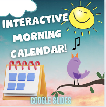Preview of Interactive Drag and Drop Morning Calendar
