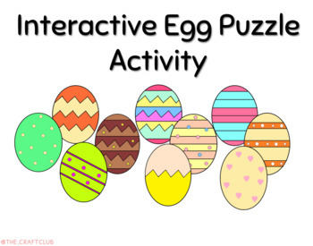 Preview of Interactive Egg Puzzle Activity