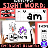 Interactive Emergent Reader AM: "I AM" Sight Word Mini Book