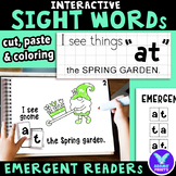 Interactive Emergent Reader AT: "I see things" Sight Word 