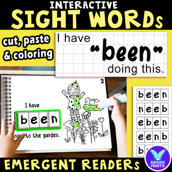 Preview of Interactive Emergent Reader BEEN: "I have been doing this" Sight Word Mini Book