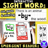Interactive Emergent Reader BY: "By the wood is an animal"