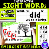 Interactive Emergent Reader DID: "What did you do in Sprin